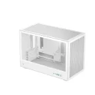 DeepCool Számítógépház - CH260 WH (fekete, Mini-ITX/Micro ATX (BTF), 2xUSB3.0, Type-C, fehér)