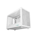 DeepCool Számítógépház - CH260 WH (fekete, Mini-ITX/Micro ATX (BTF), 2xUSB3.0, Type-C, fehér)