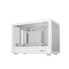 DeepCool Számítógépház - CH260 WH (fekete, Mini-ITX/Micro ATX (BTF), 2xUSB3.0, Type-C, fehér)