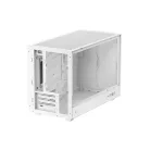 DeepCool Számítógépház - CH260 WH (fekete, Mini-ITX/Micro ATX (BTF), 2xUSB3.0, Type-C, fehér)