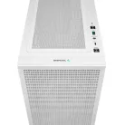 DeepCool Számítógépház - CH360 DIGITAL WH (fekete, 2x14cm +1x12 venti, Mini-ITX / Micro-ATX, 1xUSB3.0, A-RGB, fehér)