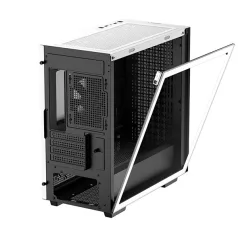   DeepCool Számítógépház - CH370 WH (fekete, ablakos, 1x12cm ventilátor, Mini-ITX / Micro-ATX, 2xUSB3.0)
