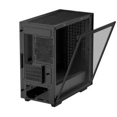   DeepCool Számítógépház - CH370 (fekete, ablakos, 1x12cm ventilátor, Mini-ITX / Micro-ATX, 2xUSB3.0)