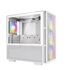 DeepCool Számítógépház - CH560 WH (fehér, 3x14cm + 1x12  A-RGB ventilllátor, E-ATX, 2xUSB3.0)