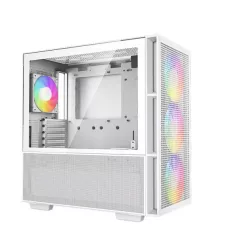   DeepCool Számítógépház - CH560 WH (fehér, 3x14cm + 1x12  A-RGB ventilllátor, E-ATX, 2xUSB3.0)