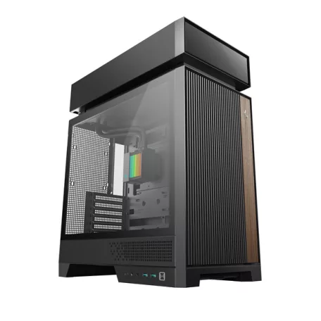 DeepCool Számítógépház - CL6600 (fekete, 1x360cm AIO vízhűtés, 2x120mm A-RGB, ATX, 2xUSB3.0, 1xUSB-C)