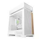DeepCool Számítógépház - CL6600 WH (fehér, 1x360cm AIO vízhűtés,  2x120mm A-RGB, ATX, 2xUSB3.0, 1xUSB-C)