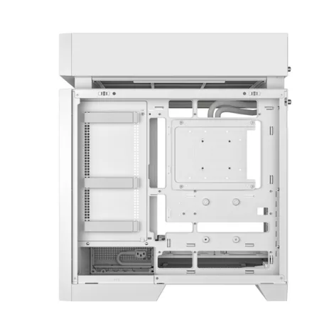DeepCool Számítógépház - CL6600 WH (fehér, 1x360cm AIO vízhűtés,  2x120mm A-RGB, ATX, 2xUSB3.0, 1xUSB-C)
