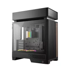   DeepCool Számítógépház - CL6600 (fekete, 1x360cm AIO vízhűtés, 2x120mm A-RGB, ATX, 2xUSB3.0, 1xUSB-C)