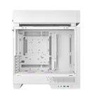 DeepCool Számítógépház - CL660 WH (fehér, 2x120mm A-RGB, ATX, 2xUSB3.0, 1xUSB-C)
