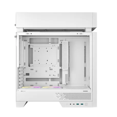 DeepCool Számítógépház - CL660 WH (fehér, 2x120mm A-RGB, ATX, 2xUSB3.0, 1xUSB-C)
