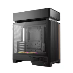   DeepCool Számítógépház - CL660 (fekete, 2x120mm A-RGB, ATX, 2xUSB3.0, 1xUSB-C)