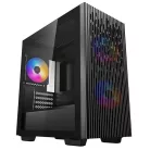 DeepCool Számítógépház - MATREXX 40 3FS (ablakos, 3x LED ventiilátor, mATX, 1xUSB3.0, 1xUSB2.0)