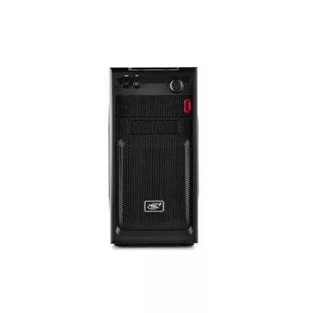 DeepCool Számítógépház - SMARTER (fekete, fekete belső, mATX, 1xUSB3.0, 1xUSB2.0)