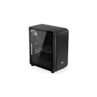 Endorfy Számítógépház - Arx 500 Core (ATX /micro ATX/ITX, 1xUSB-C, 2xUSB3.2, 7x14cm ventilátor, ablakos, fekete)
