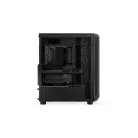 Endorfy Számítógépház - Arx 500 Core (ATX /micro ATX/ITX, 1xUSB-C, 2xUSB3.2, 7x14cm ventilátor, ablakos, fekete)