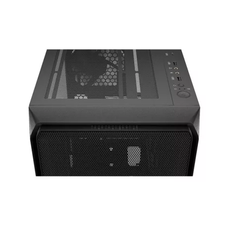 Endorfy Számítógépház - Arx 500 Core (ATX /micro ATX/ITX, 1xUSB-C, 2xUSB3.2, 7x14cm ventilátor, ablakos, fekete)