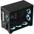 Formula Számítógépház - Air Mesh G6 Black (fekete, ablakos, mATX, 1xUSB3.0, 1xType-C)