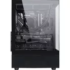 Formula Számítógépház - Crystal Z1 Black (fekete, ablakos, ATX, 1xUSB3.0, 1xUSB2.0, 1xType-C)