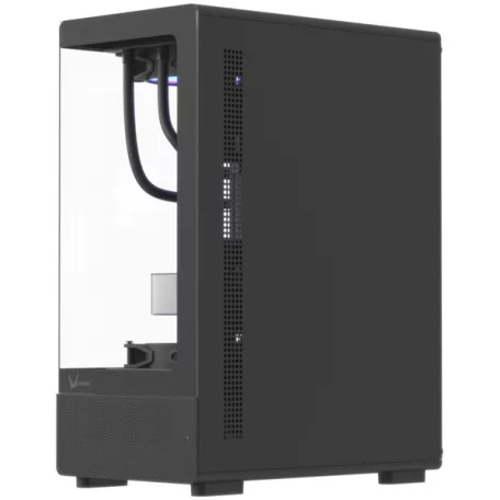 Formula Számítógépház - Crystal Z1CM V2 Black (fekete, ablakos, mATX, 1xUSB2.0, 1xUSB3.0, 1xType-C)