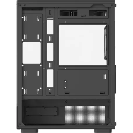 Formula Számítógépház - Crystal Z1CM V2 Black (fekete, ablakos, mATX, 1xUSB2.0, 1xUSB3.0, 1xType-C)