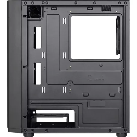 Formula Számítógépház - FG-01M FR (fekete, ablakos, 3x12cm FRGB venti, mATX, 1xUSB3.0, 2xUSB2.0)