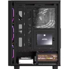 Formula Számítógépház - Mana Dynamic Black (fekete, ablakos, 4x12cm venti, ATX, 2xUSB3.0, 1xType-C)
