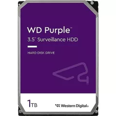   Western Digital Belső HDD 3.5" 1TB - WD11PURZ (5400rpm, 64 MB puffer, SATA3 - Purple (biztonságtechnikai rögzítőkbe is))