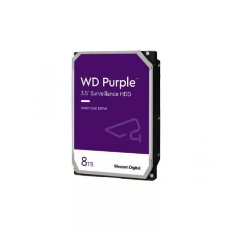 Western Digital Belső HDD 3.5" 8TB - WD85PURZ (5640rpm, 256 MB puffer, SATA3 - Purple (biztonságtechnikai rögzítőkbe is)