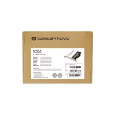   Conceptronic Bővítőkártya - EMRICK05B (PCIe x4 to M.2 NVMe)