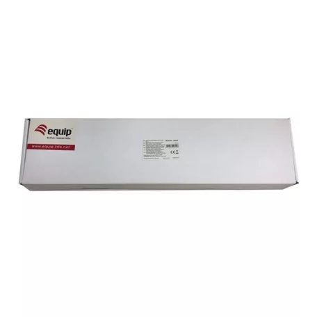 Equip Patch panel - 326425 (24 port, Cat6, 1U, árnyékolt, fekete)