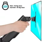 Advance Monitor Asztali konzol - Ergomount Xtrem (17-45", Max.: 15kg, dönthető, forgatható, gázrugó, fekete)