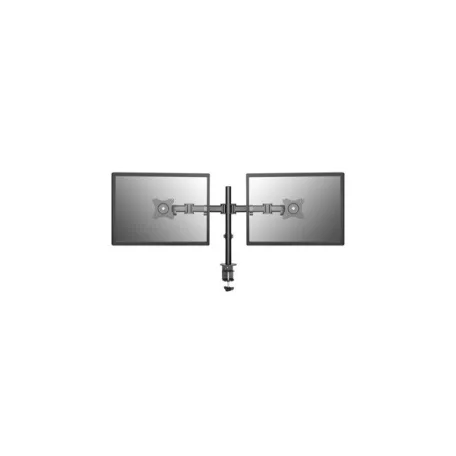 Equip Monitor Asztali konzol - 650115 (13"-27", 2 monitor, forgatható, dönthető, állítható magasság, Max.:2x8kg, fekete)
