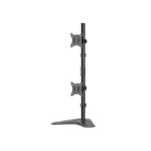 Equip Monitor Asztali állvány - 650128 (17"-32", 2 monitor, dönthető, forgatható, állítható magasság, Max.:2x9kg,fekete)