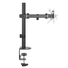   Equip Monitor Asztali konzol - 650156 (17"-32", 1 monitor, dönthető, forgatható, állítható magasság, Max.: 9kg, fekete)