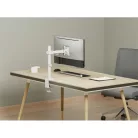 Equip Monitor Asztali konzol - 650166 (17"-32", 1 monitor, dönthető, forgatható, állítható magasság, Max.: 9kg, fehér)