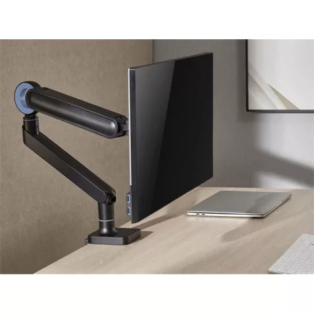 Equip Monitor Asztali konzol - 650184 (17"-35", 1 monitor, dönthető, forgatható, Max.: 10,5kg, fekete)