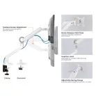 Equip Monitor Asztali konzol - 650185 (17"-35", 1 monitor, dönthető, forgatható, Max.: 10,5kg, fehér)