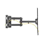 Equip TV Fali sarok konzol - 650328 (23"-55", Max.: 45kg, dönthető, forgatható, sarokba szerelhető, fekete)