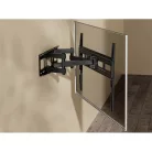 Equip TV Fali konzol - 650337 (37"-80", Max.: 40kg, dönthető, forgatható, fekete)
