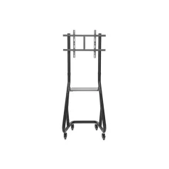   Equip TV állvány - 650608 (37"-80" álló, gurulós, Max.:80kg, fekete)