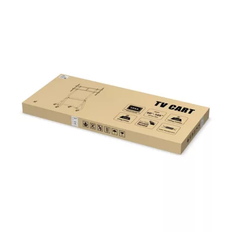 Equip TV állvány - 650609 (60"-105" álló, gurulós, Max.:100kg, fekete)