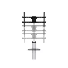 Equip TV állvány - 650630 (37"-86" álló, gurulós, forgatható 90°, dönthető, Max.:50kg, fekete)