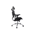 Equip Szék - 651052 (Premium, ergonomikus, Max teherbírás: 150kg, fekete/kék)