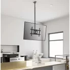 Manhattan TV Mennyezeti konzol - forgatható, dönthető, teleszkópos, 70cm-157cm-ig, 37" to 80", 50kg terhelhetőség
