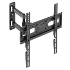 Manhattan TV állvány - Fali, dönthető, forgatható, szintezhető, TV állvány Fekete (max.VESA:400x400)(32"-55"-ig)