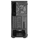 Everest Számítógépház - CREST V1 (fekete; üveg; ATX; alsó táp; 4x120mm RGB, 1xUSB3.0 + 2xUSB2.0)