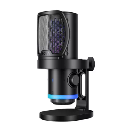 BOYA Mikrofon - CastMic G40 (USB, állvány, LED, fekete)