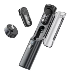   BOYA Mikrofon - Magic-05 (Vezeték nélküli, fekete, 2TX+1RX, USB-C)