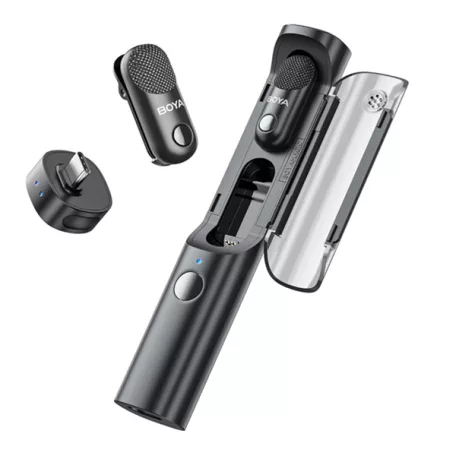 BOYA Mikrofon - Magic-05 (Vezeték nélküli, fekete, 2TX+1RX, USB-C)